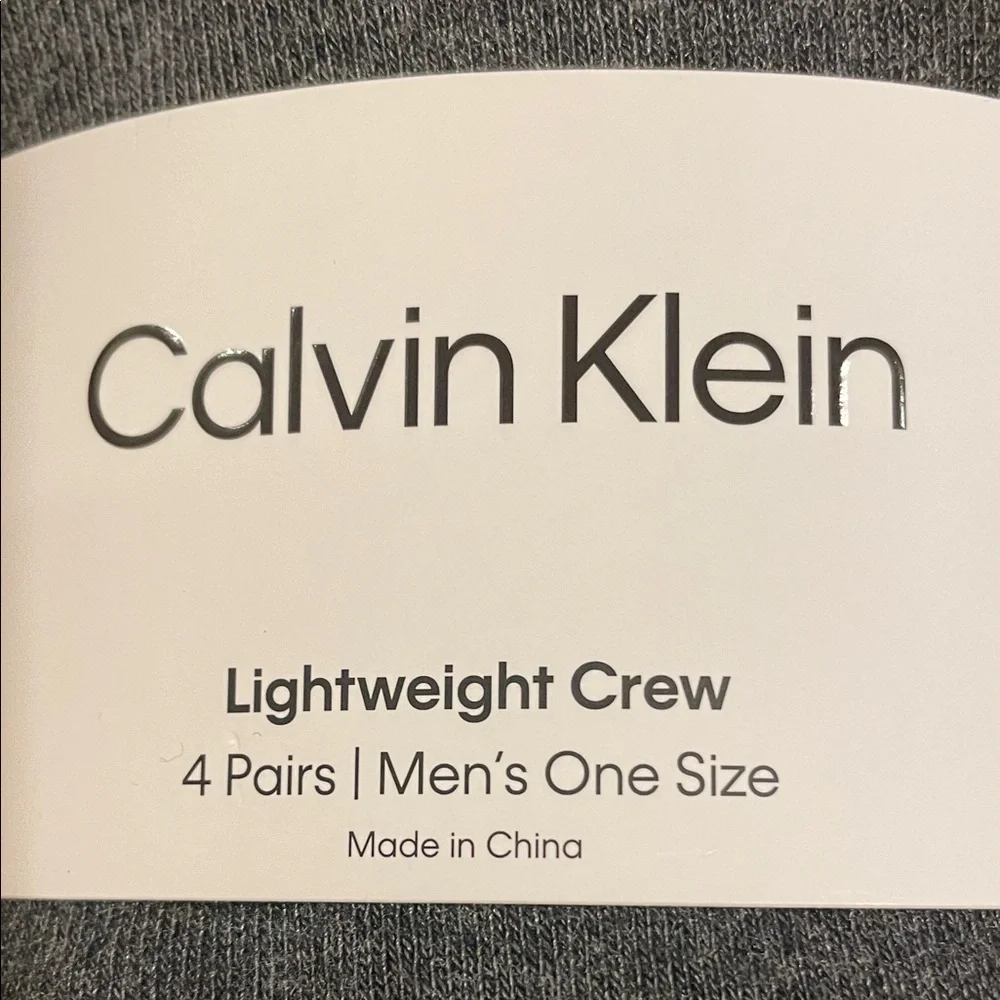 NWT 4 Pairs Calvin Klein Men's Dress Crew Socks - Picture 2 of 10